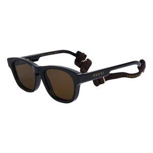 NWT GUCCI SUNGLASSES MEN BLACK/BROWN EYEWEAR GUCCI